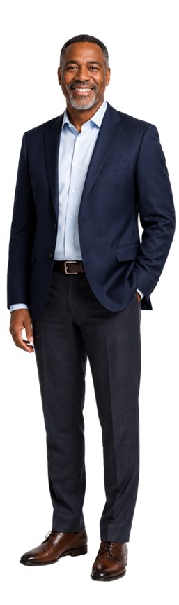 Confident business owner