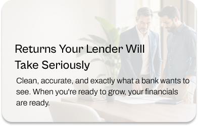 Returns Your Lender Will Take Seriously